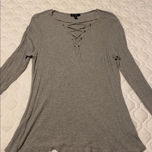 Jessica Simpson Lace Up Top